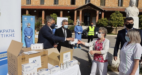 Περιφέρεια Αττικής : Με πρωτοβουλία του Περιφερειάρχη Αττικής Rapid test στο Γηροκομείο Αθηνών