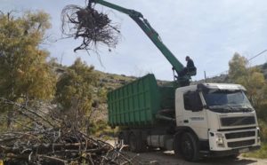 Με φορτηγόαρπάγη και προσωπικό ο Σύνδεσμος βρίσκετε συνεχώς βρίσκεται δίπλα στους Δήμους που επλήγησαν από την κακοκαιρία "Μήδεια",