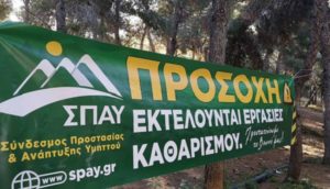 ΣΠΑΥ : Στον λόφο του Προφήτη Ηλία στην Ηλιούπολη τα συνεργεία καθάρισαν τα σπασμένα κλαριά και πεσμένα δέντρα της κακοκαιρίας «Μήδεια»