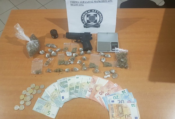 Μαρκόπουλο: Σύλληψη 2 ατόμων στο Πόρτο Ράφτη για διακίνηση ναρκωτικών ουσιών