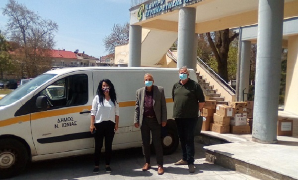 Νέα Ιωνία: Αποστολή τροφίμων και ειδών πρώτης ανάγκης στους σεισμόπληκτους Ελασσόνας και Τυρνάβου