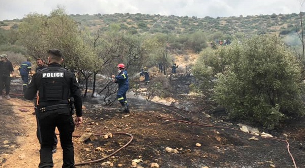 ΣΠΑΥ:  Πυρκαγία στην  περιοχή της Αργυρούπολης σήμερα λίγο μετά τις 13:30