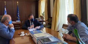 Διόνυσος:  Συνάντηση του Δημάρχου με τον Αν. Υπουργό Εσωτερικών για πρόγραμμα «Α. Τρίτσης» και τρέχοντα ζητήματα του Δήμου