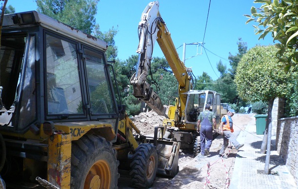 Ολοκληρώθηκε η κατασκευή αγωγού ακαθάρτων στην οδό Λευκωσίας  Δ.Ε. Κηφισιάς