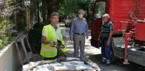 Μαρούσι : Αυτοψίες του Δημάρχου Αμαρουσίου σε έργα στις οδούς Μιλτιάδου, Ι. Δούση και στη Βορέειο Βιβλιοθήκη