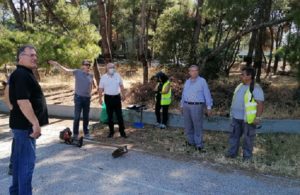 Μαρούσι: Αυτοψία του Δημάρχου Αμαρουσίου στην περιοχή της Νέας Λέσβου σε εργασίες καθαρισμών, αποψιλώσεων, συντήρησης πρασίνου και τεχνικών επισκευών