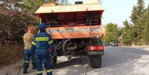 Πεντέλη : Άμεση και αποτελεσματική η επέμβαση της Πολιτικής Προστασίας του Δήμου Πεντέλης σε μικρής έκτασης φωτιά στο Ντράφι