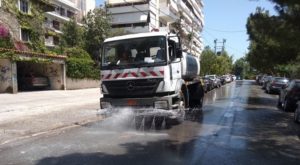 Χαλάνδρι: «Επιχείρηση» καθαριότητα στην πόλη