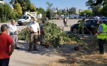 Μαρούσι: Αυτοψία του Δημάρχου σε εργασίες καθαριότητας και συντήρησης πρασίνου στην πόλη