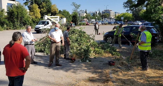 Μαρούσι: Αυτοψία του Δημάρχου σε εργασίες καθαριότητας και συντήρησης πρασίνου στην πόλη