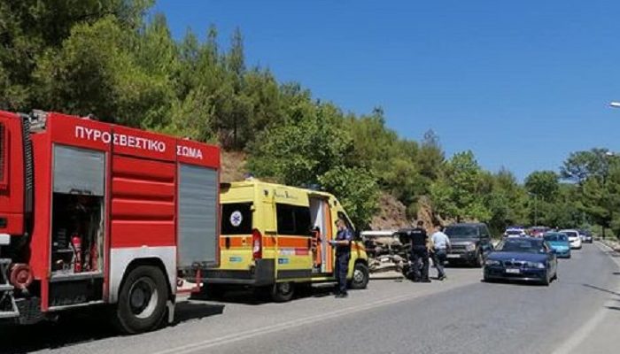 Πεντέλη: Σοβαρό τροχαίο ατύχημα στην Ελευθερίου Βενιζέλου χθες το μεσημέρι
