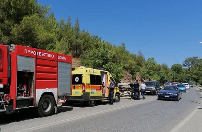 Πεντέλη: Σοβαρό τροχαίο ατύχημα στην Ελευθερίου Βενιζέλου χθες το μεσημέρι