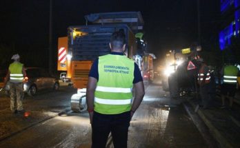 Επισημαίνεται πως το έργο γίνεται με τις μικρότερες κυκλοφοριακές επιπτώσεις