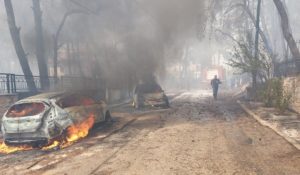 ΣΠΑΠ : Άμεση και αποτελεσματική επέμβαση στην καταστροφική πυρκαγιά που ξέσπασε στη Σταμάτα και στη Ροδόπολη
