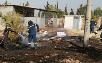 Χαλάνδρι: Φωτιά σε οικόπεδικο χώρο Στην οδό Λευκής και Ηρακλείτου στο πάτημα