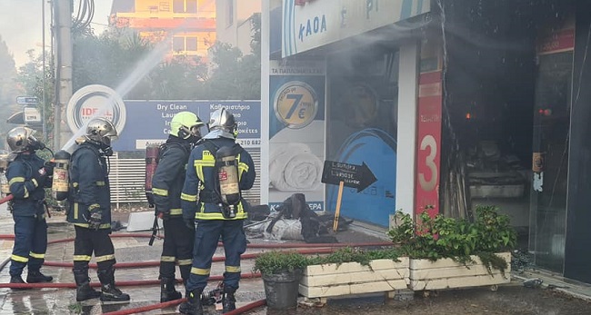 Χαλάνδρι : Φωτιά σε κατάστημα τα ξημερώματα
