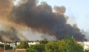 Η φωτιά έχει μπει στο στρατιωτικό αεροδρόμιο του Τατοΐου - Εκκενώθηκε και το Ολυμπιακό Χωριό στους Θρακομακεδόνες