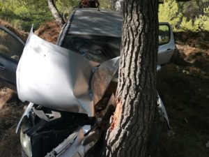 Πεντέλη : Τροχαίο ατύχημα στην Λ Πεντέλης