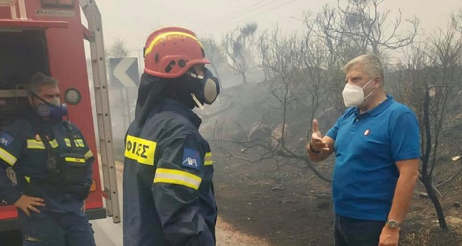 Περιφέρεια Αττικής:  «Ανακοίνωση του Περιφερειάρχη» Υπόσχομαι πως θα βάλω όλες μου τις δυνάμεις  για να τιμωρηθούν οι εμπρηστές παραδειγματικά