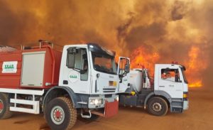 Άμεση επέμβαση του ΣΠΑΠ στην καταστροφική πυρκαγιά που ξέσπασε στη Βαρυμπόμπη, το Κρυονέρι και τις Αδάμες