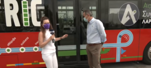 Λάρισα : Το πρώτο υβριδικό λεωφορείο στην Ελλάδα που κυκλοφορεί από χθες στη Λάρισα