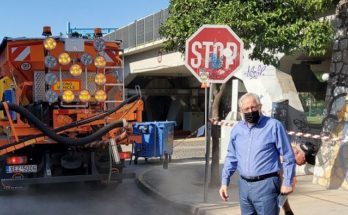 Μαρούσι: Αυτοψίες του Δημάρχου σε εργασίες επισκευής οδοστρώματος σε πολλά σημεία της πόλης