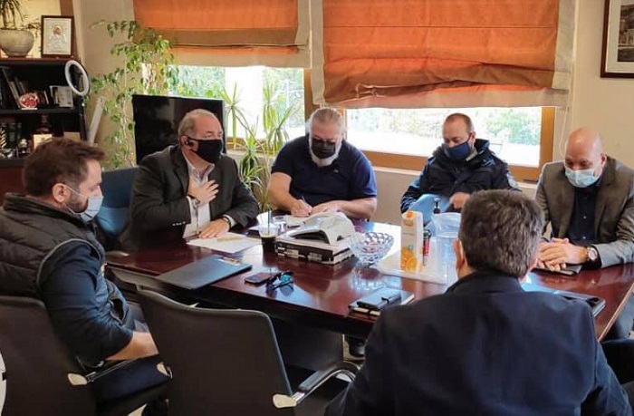 Διόνυσος: Συνάντηση  του Δημάρχου με τον Ταξίαρχο Αστυνομικό Διευθυντή Βορειανατολικής Αττικής  για θέματα ασφάλειας και πρόληψης παραβατικότητας στο Δήμο