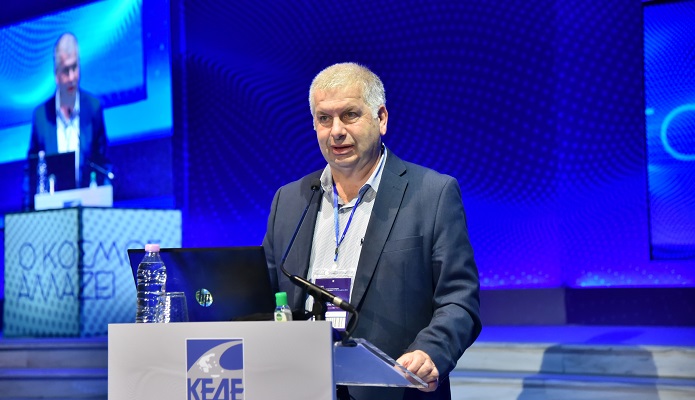 Ο Πρόεδρος της Επιτροπής Πολιτικής Προστασίας της ΚΕΔΕ Βλάσσης Σιώμος ομιλητής στο Ετήσιο Τακτικό Συνέδριο που πραγματοποιήθηκε στη Θεσσαλονίκη