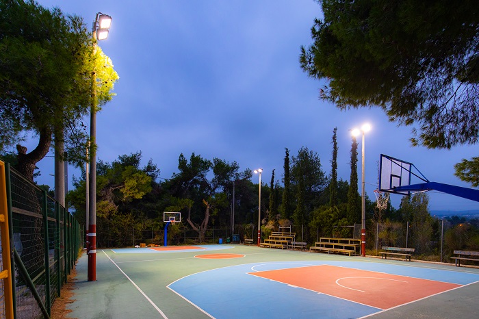 Κηφισιά: Αναβάθμιση του φωτισμού στο γήπεδο μπάσκετ στην οδού Τσαρτιλη στην Εκάλη με την  τοποθέτηση φωτιστικών σωμάτων  Led