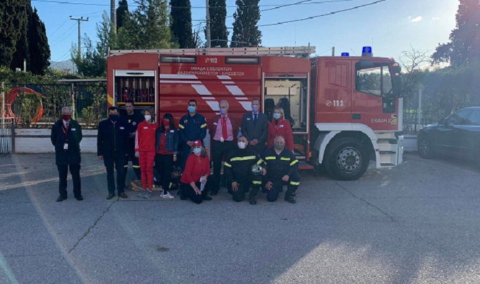 Λυκόβρυση Πεύκη : Σε εκδήλωση του St. Catherine’s για την υποστήριξη εθελοντικής πυροσβεστικής ομάδας ο Δήμαρχος