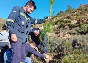 ΣΠΑΠ: Με μεγάλη συμμετοχή εθελοντών και παιδιών πραγματοποιήθηκε η 3η Δράση Αναδάσωσης  για το 2021