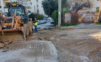Ηράκλειο Αττικής: Αποκατάσταση οδοστρώματος από εκτεταμένες βλάβες του δικτύου της ΕΥΔΑΠ
