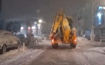Μεταμόρφωσης: Ένα μεγάλο ευχαριστώ στους εργαζόμενους του Δήμου οι οποίοι με κυλιόμενες βάρδιες βρίσκονταν στους δρόμους όλη τη διάρκεια του χιονιά