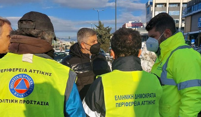 Περιφέρεια Αττικής : Ομάδες της Πολιτικής Προστασίας της Περιφέρειας και εθελοντών συνδράμουν το έργο των Δήμων