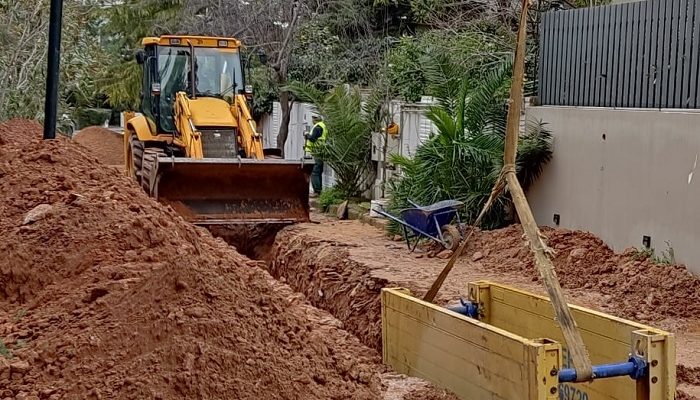 Κηφισιά: Ξεκίνησε  η κατασκευή αγωγού ακαθάρτων στην οδό Λεύκης  της Δ.Ε Νέας Ερυθραίας