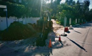 Κηφισιά: Ξεκίνησε  η κατασκευή αγωγού ακαθάρτων στην οδό Λεύκης  της Δ.Ε Νέας Ερυθραίας