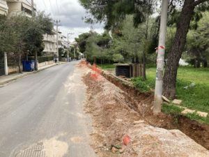 Πεντέλη:  Υλοποιείται η υπογείωση των καλωδίων μεταφοράς ηλεκτρικού ρεύματος στον Δήμο Πεντέλη