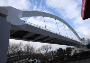 Περιφέρεια Αττικής:  Πραγματοποιηθήκαν  τα εγκαίνια  της νέας πεζογέφυρας επί της Λ. Μεσογείων στην Αγία Παρασκευή