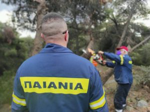 ΣΠΑΥ : Συνεχίζεται τη μεγάλη επιχείρηση καθαρισμού του Υμηττού