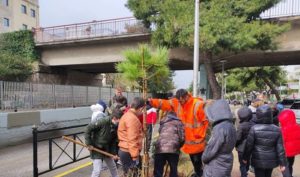 Ηράκλειο Αττικής: Μαθητές του 1ου Δημοτικού με την Υπηρεσία Πρασίνου φύτευσαν τη νησίδα κατά μήκος της οδού Μελίνας Μερκούρη