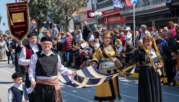 Εορτάστηκε σήμερα με λαμπρότητα στο Δήμο Νέας Ιωνίας η Εθνική Επέτειο της 25ης Μαρτίου του 1821 παρουσία της Δημάρχου Δέσποινα Θωμαίδου , της Δημοτικής Αρχής, εκπροσώπων φορέων της πόλης της Περιφέρειας Αττικής, των Ενόπλων Δυνάμεων και πολιτικών παρατάξεων.