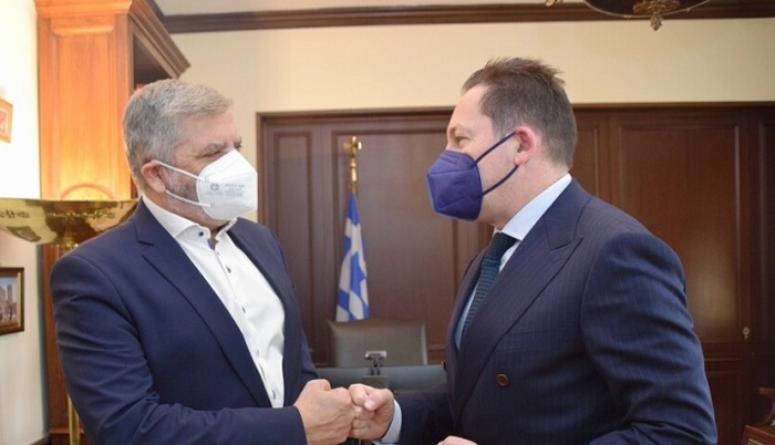 Περιφέρεια Αττικής: Συνάντηση του Περιφερειάρχη με τον Αναπληρωτή Υπουργό Εσωτερικών Σ. Πέτσα