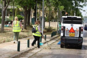 Μαρούσι : Επίδειξη των 3 νεοαποκτηθέντων σαρώθρων του Δήμου