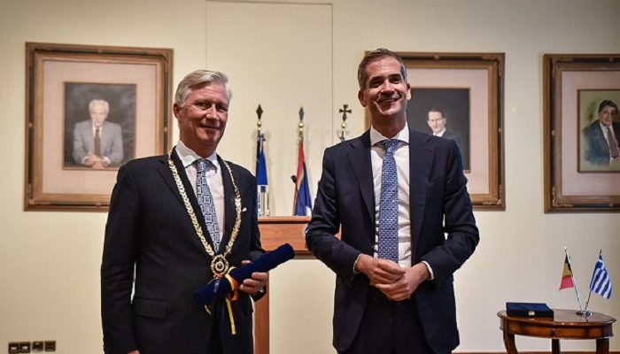 Αθήνα: Ο Δήμαρχος σήμερα το Μετάλλιο Αξίας της Πόλεως των Αθηνών στο Βασιλιά των Βέλγων Φίλιππο