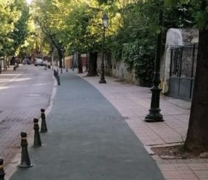 Ολοκληρώθηκε η ανακατασκευή του ποδηλατοδρόμου στην οδό Κολοκοτρώνη   μήκους 550μ