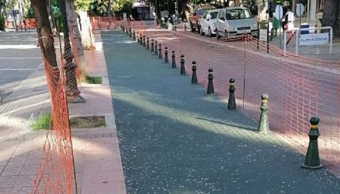 Ολοκληρώθηκε η ανακατασκευή του ποδηλατοδρόμου στην οδό Κολοκοτρώνη   μήκους 550μ