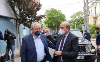 Παρουσία του Δημάρχου Αμαρουσίου η επίσκεψη του Υπουργού Εργασίας και Κοινωνικών Υποθέσεων στο Κοινωνικό Παντοπωλείο του Δήμου