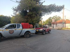 Πεντέλη: Φωτιά στην οδών Αγίου Ιωάννου και Τερψιθέας στην Δημοτική Ενότητα Μελισσίων λόγω πρόσκρουσης πουλιού στα καλώδια της ΔΕΗ