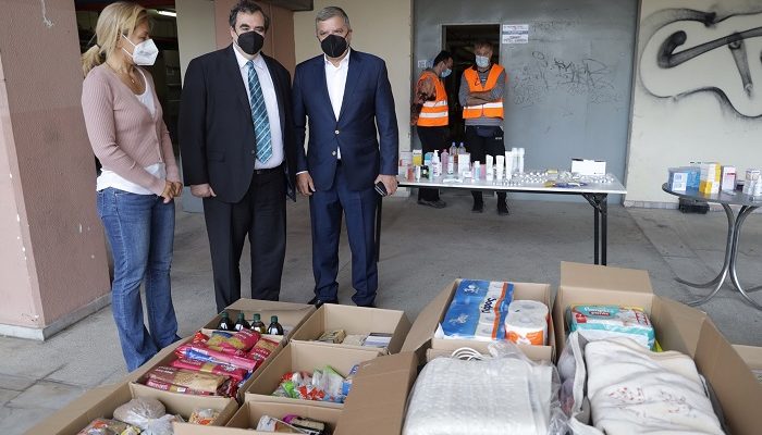 Περιφέρεια Αττικής: Συνεργασία της Περιφέρειας με την Ισραηλιτική Κοινότητα Αθηνών για την αποστολή ανθρωπιστικής βοήθειας στον λαό της Ουκρανίας