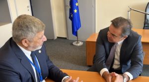 Περιφέρεια Αττικής: Συνάντηση με τον Αντιπρόεδρο της Ευρωπαϊκής Επιτροπής στο Στρασβούργο